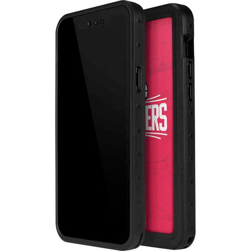 NBA Los Angeles Clippers Distressed Red iPhone 12 Pro Waterproof Case