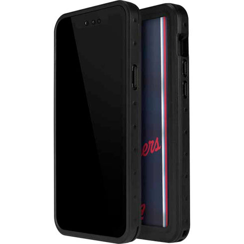 NBA Los Angeles Clippers Distressed Red iPhone 12 Waterproof Case