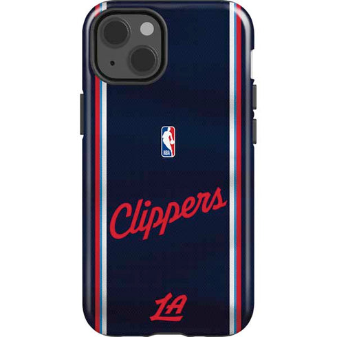 NBA Los Angeles Clippers Distressed Red iPhone 13 Impact Case