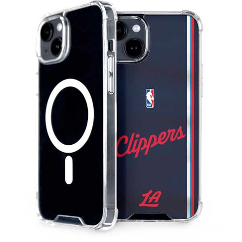 NBA Los Angeles Clippers Distressed Red iPhone 13 MagSafe Case