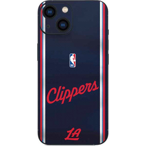 NBA Los Angeles Clippers Distressed Red iPhone 13 Mini Skin