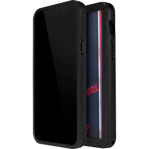 NBA Los Angeles Clippers Distressed Red iPhone 13 Mini Waterproof Case