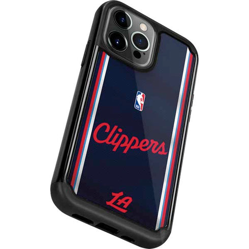 NBA Los Angeles Clippers Distressed Red iPhone 13 Pro Cargo Case