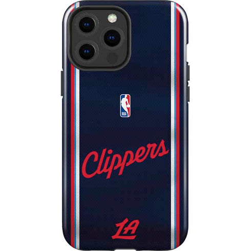 NBA Los Angeles Clippers Distressed Red iPhone 13 Pro Max Impact Case