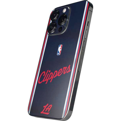 NBA Los Angeles Clippers Distressed Red iPhone 13 Pro Skin