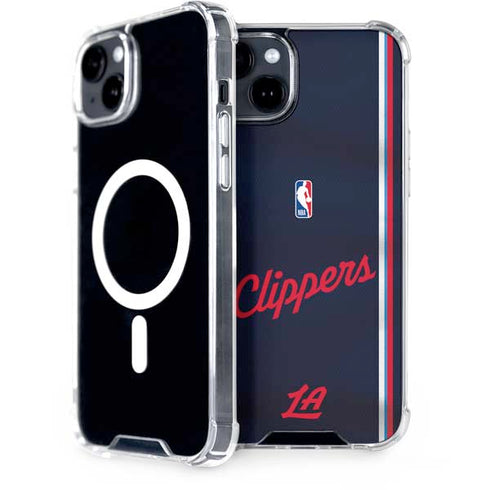 NBA Los Angeles Clippers Distressed Red iPhone 14 MagSafe Case