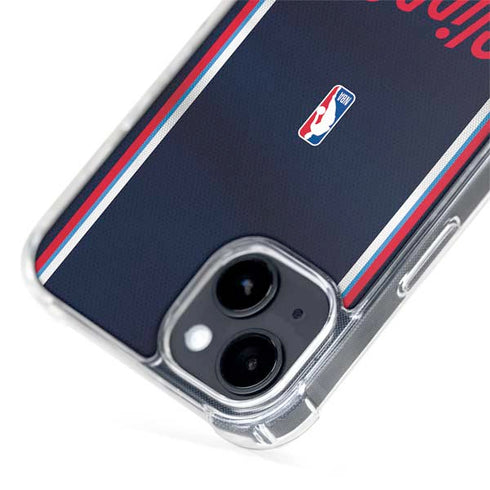NBA Los Angeles Clippers Distressed Red iPhone 14 MagSafe Case