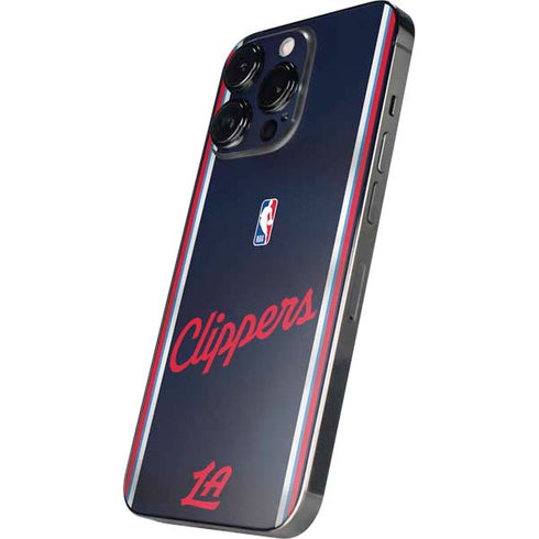 NBA Los Angeles Clippers Distressed Red iPhone 14 Pro Max Skin