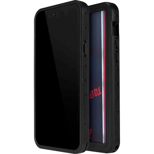 NBA Los Angeles Clippers Distressed Red iPhone 14 Pro Max Waterproof Case