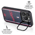 NBA Los Angeles Clippers Distressed Red iPhone 15 Pro Kickstand Case