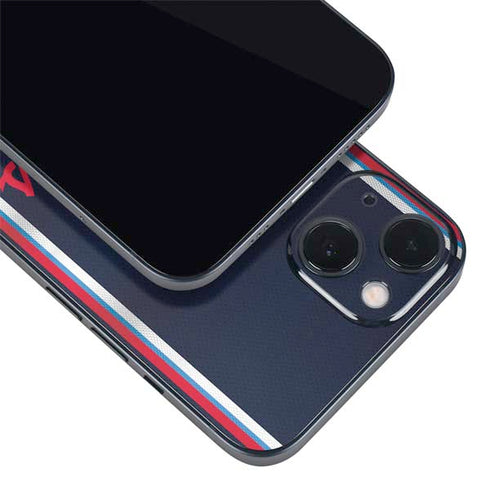 NBA Los Angeles Clippers Distressed Red iPhone 15 Skin