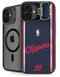 NBA Los Angeles Clippers Distressed Red iPhone 16 Plus Kickstand Case