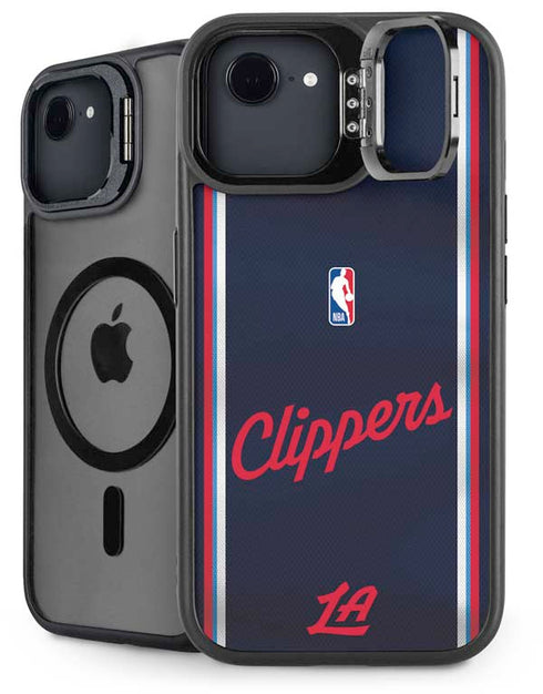 NBA Los Angeles Clippers Distressed Red iPhone 16e Kickstand Case