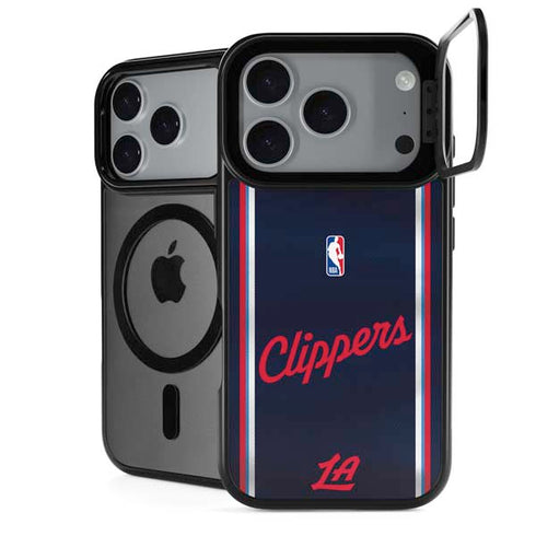 NBA Los Angeles Clippers Distressed Red iPhone 18 Pro Kickstand Case
