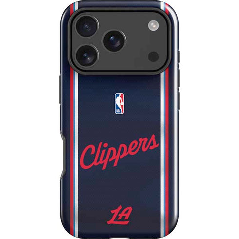 NBA Los Angeles Clippers Distressed Red iPhone 18 Pro Max Impact Case