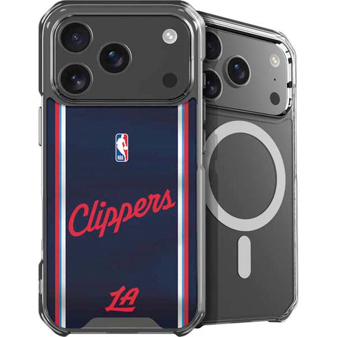 NBA Los Angeles Clippers Distressed Red iPhone 18 Pro Max MagSafe Case