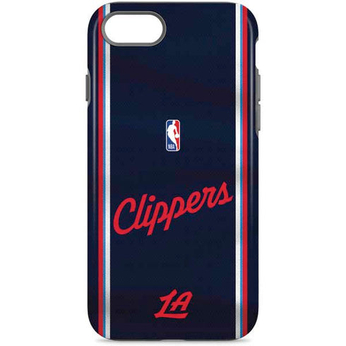 NBA Los Angeles Clippers Distressed Red iPhone Cases