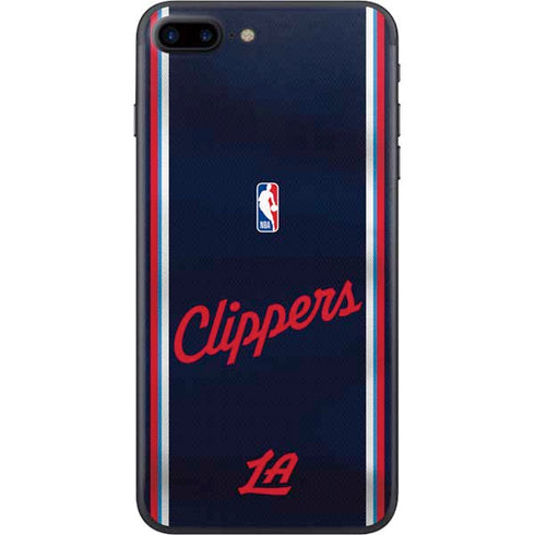 NBA Los Angeles Clippers Distressed Red iPhone 8 Plus Skin