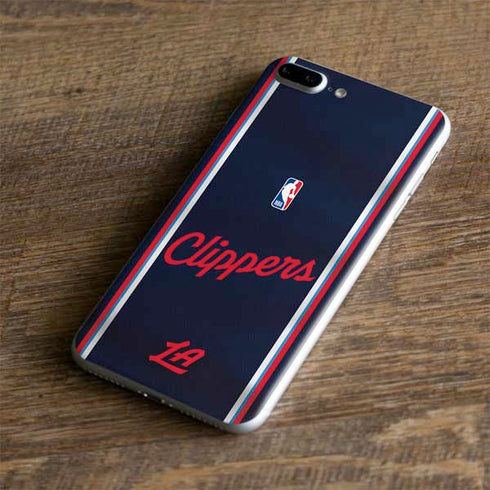NBA Los Angeles Clippers Distressed Red iPhone 8 Plus Skin