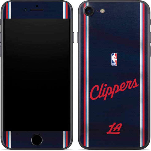 NBA Los Angeles Clippers Distressed Red iPhone 8 Skin