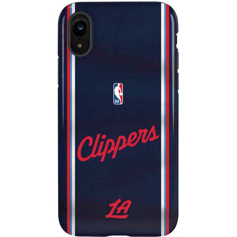 NBA Los Angeles Clippers Distressed Red iPhone XR Pro Case
