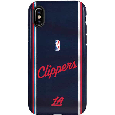 NBA Los Angeles Clippers Distressed Red iPhone XS Pro Case