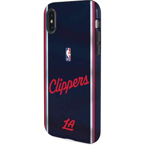 NBA Los Angeles Clippers Distressed Red iPhone XS Pro Case