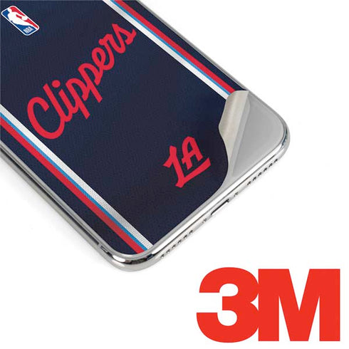 NBA Los Angeles Clippers Distressed Red iPhone XS Skin