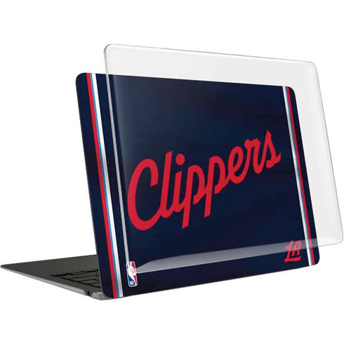 NBA Los Angeles Clippers Distressed Red MacBook Air 13in M1 (2021) Case plus Skin