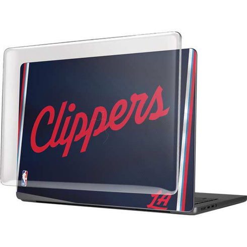NBA Los Angeles Clippers Distressed Red MacBook Pro 14in (2021-24) Case plus Skin