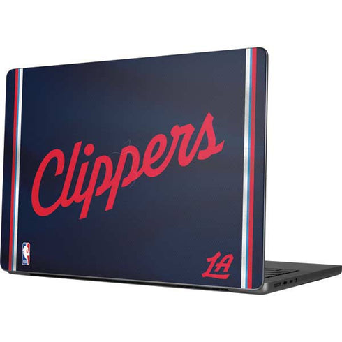 NBA Los Angeles Clippers Distressed Red MacBook Pro 14in (2021-24) Skin