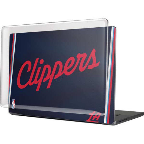 NBA Los Angeles Clippers Distressed Red MacBook Pro 16in (2021-25) Case plus Skin