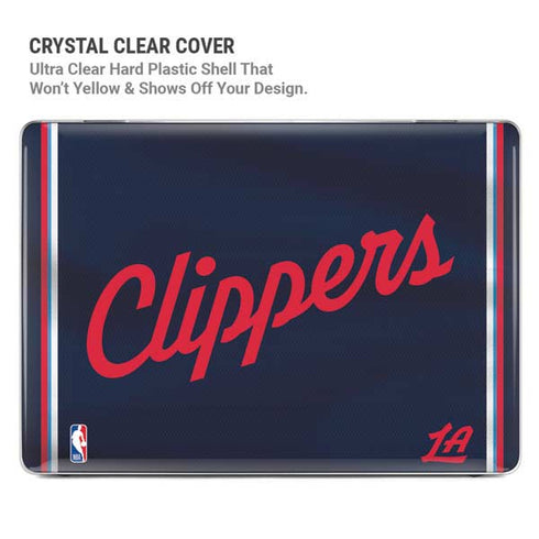NBA Los Angeles Clippers Distressed Red MacBook Cases