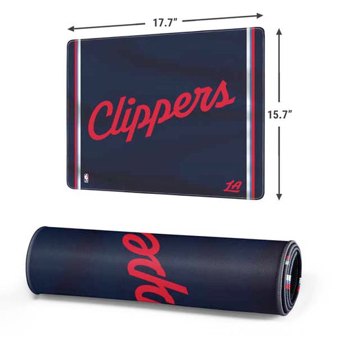 NBA Los Angeles Clippers Distressed Red Gaming Mouse Pad