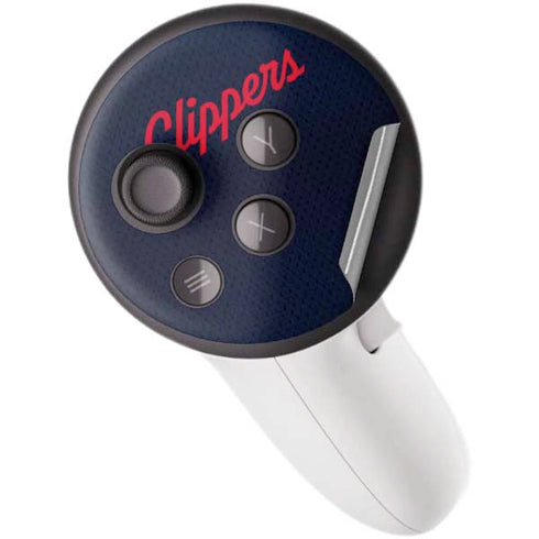 NBA Los Angeles Clippers Distressed Red Meta Quest 3S Skin