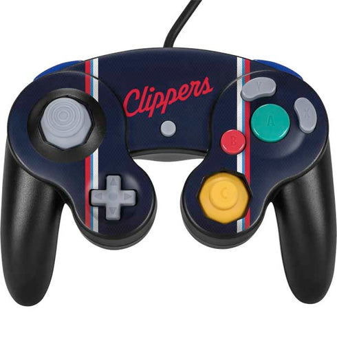 NBA Los Angeles Clippers Distressed Red Nintendo Skins