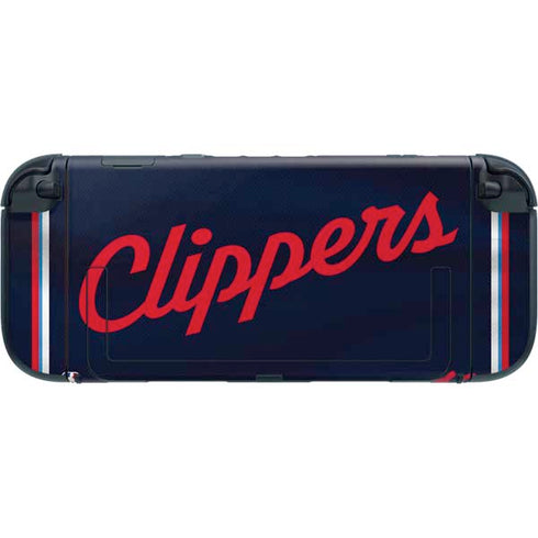 NBA Los Angeles Clippers Distressed Red Nintendo Switch 2 (2025) with Joy-Con Skin