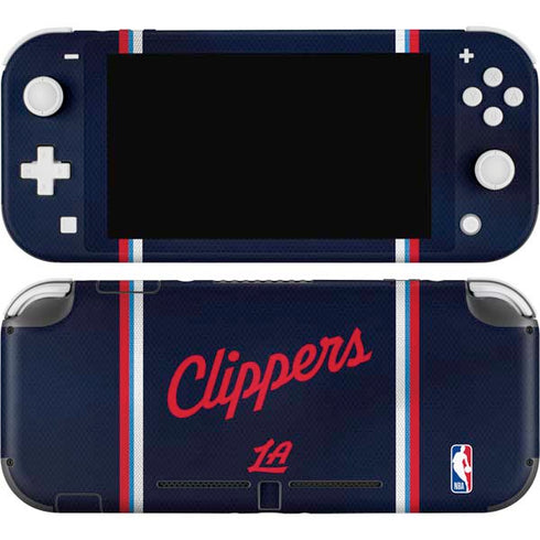 NBA Los Angeles Clippers Distressed Red Nintendo Skins