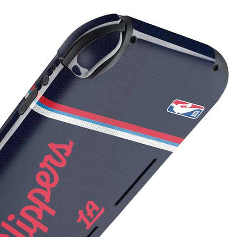 NBA Los Angeles Clippers Distressed Red Nintendo Switch Lite Skin