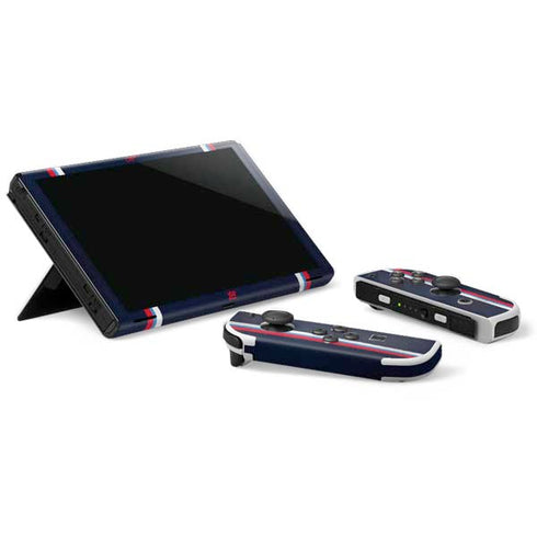 NBA Los Angeles Clippers Distressed Red Nintendo Switch OLED (2021) Skin