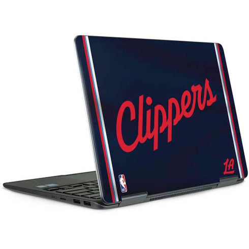 NBA Los Angeles Clippers Distressed Red Notebook 9 Pro 13in (2017) Skin