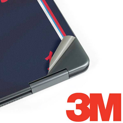 NBA Los Angeles Clippers Distressed Red Notebook 9 Pro 13in (2017) Skin