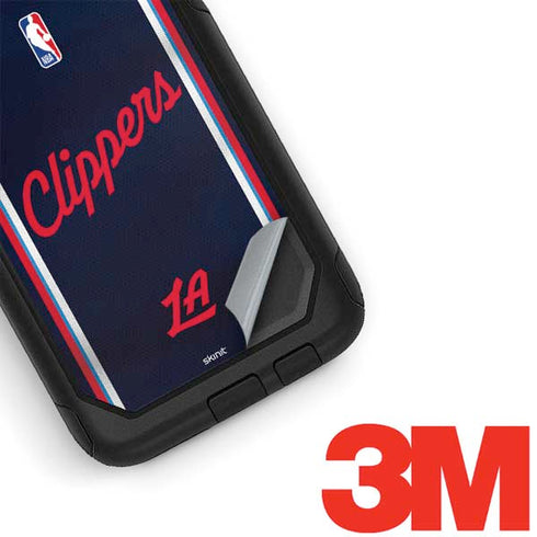 NBA Los Angeles Clippers Distressed Red Otterbox Commuter Galaxy Skin