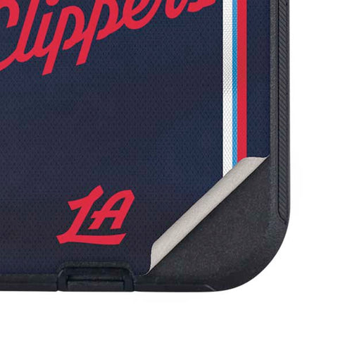 NBA Los Angeles Clippers Distressed Red Otterbox Defender iPhone Skin