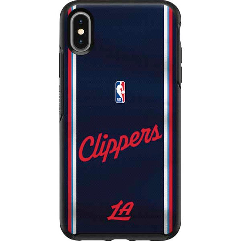 NBA Los Angeles Clippers Distressed Red Otterbox Symmetry iPhone Skin