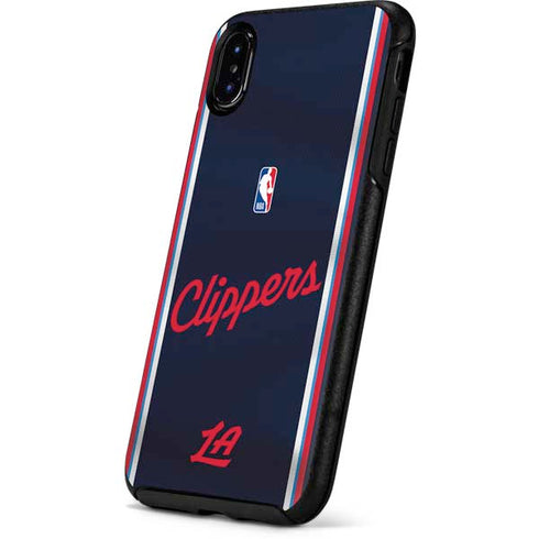 NBA Los Angeles Clippers Distressed Red Otterbox Symmetry iPhone Skin