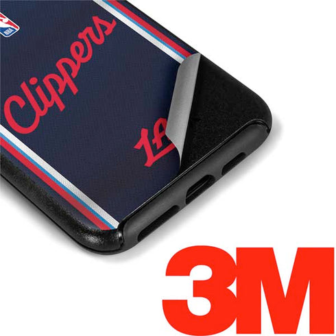 NBA Los Angeles Clippers Distressed Red Otterbox Symmetry iPhone Skin