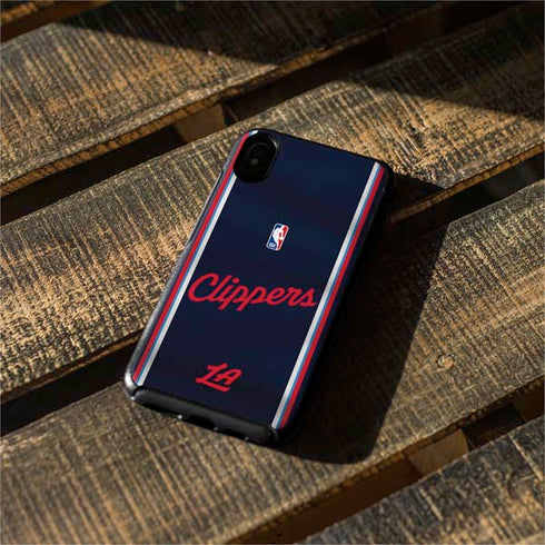 NBA Los Angeles Clippers Distressed Red Otterbox Symmetry iPhone Skin