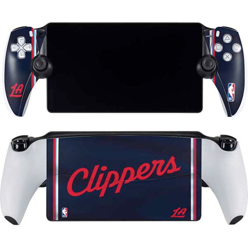 NBA Los Angeles Clippers Distressed Red PlayStation Portal Remote Player Skin