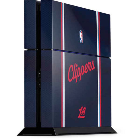 NBA Los Angeles Clippers Distressed Red PlayStation PS4 Skins